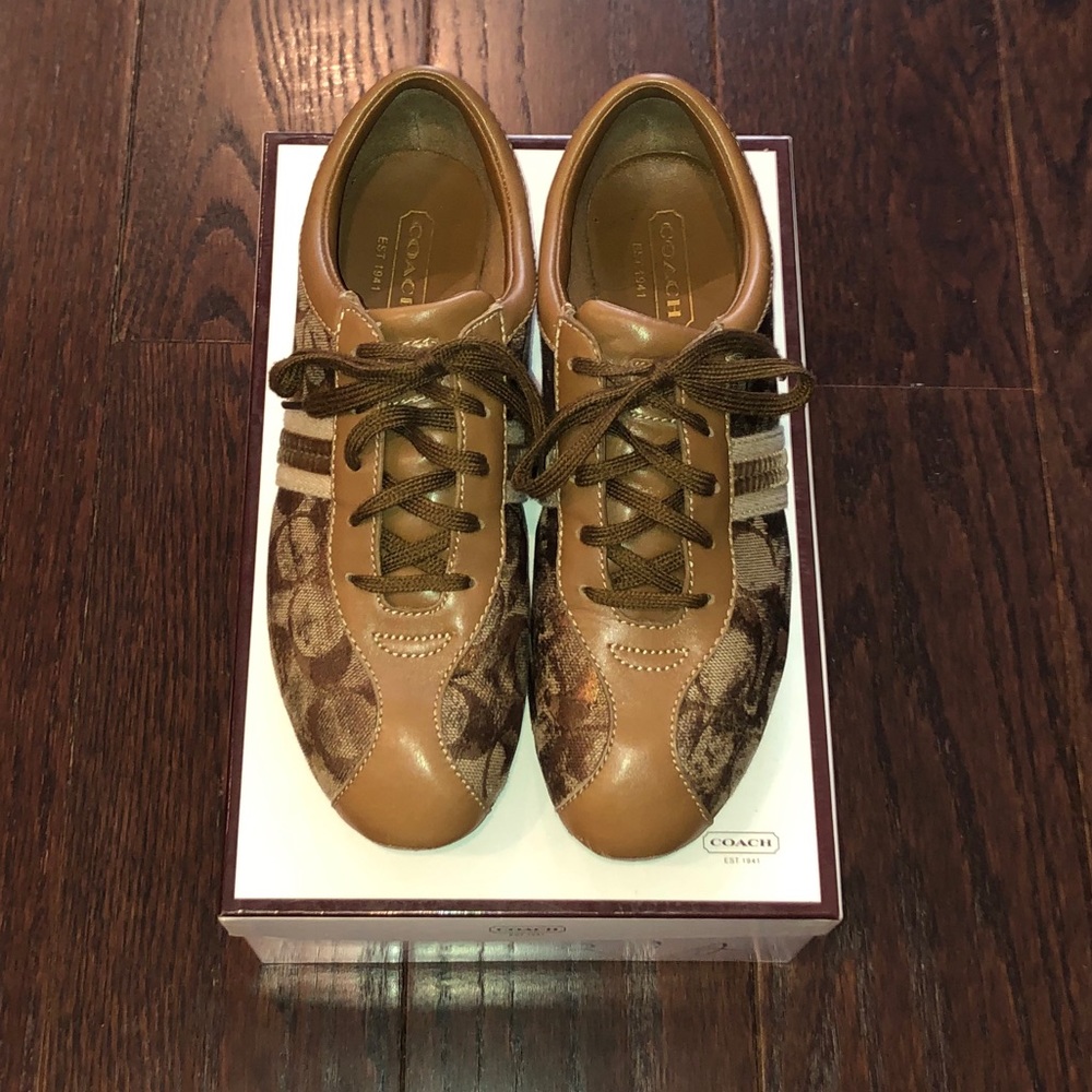 Chestnut Coach Sneakers - Picture 1 of 8